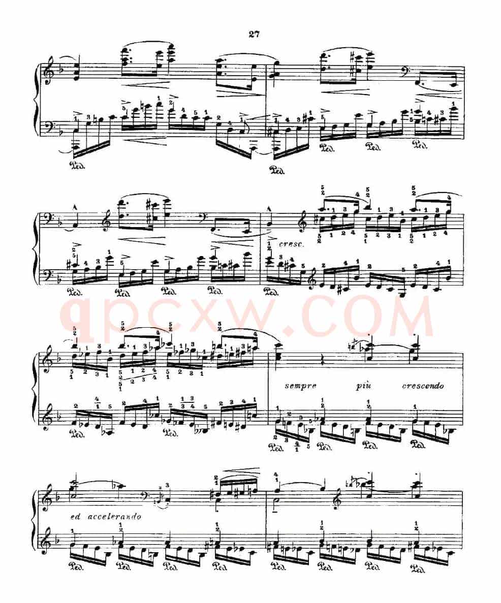 肖邦《练习曲》Fr.Chopin Op.10 No8-1