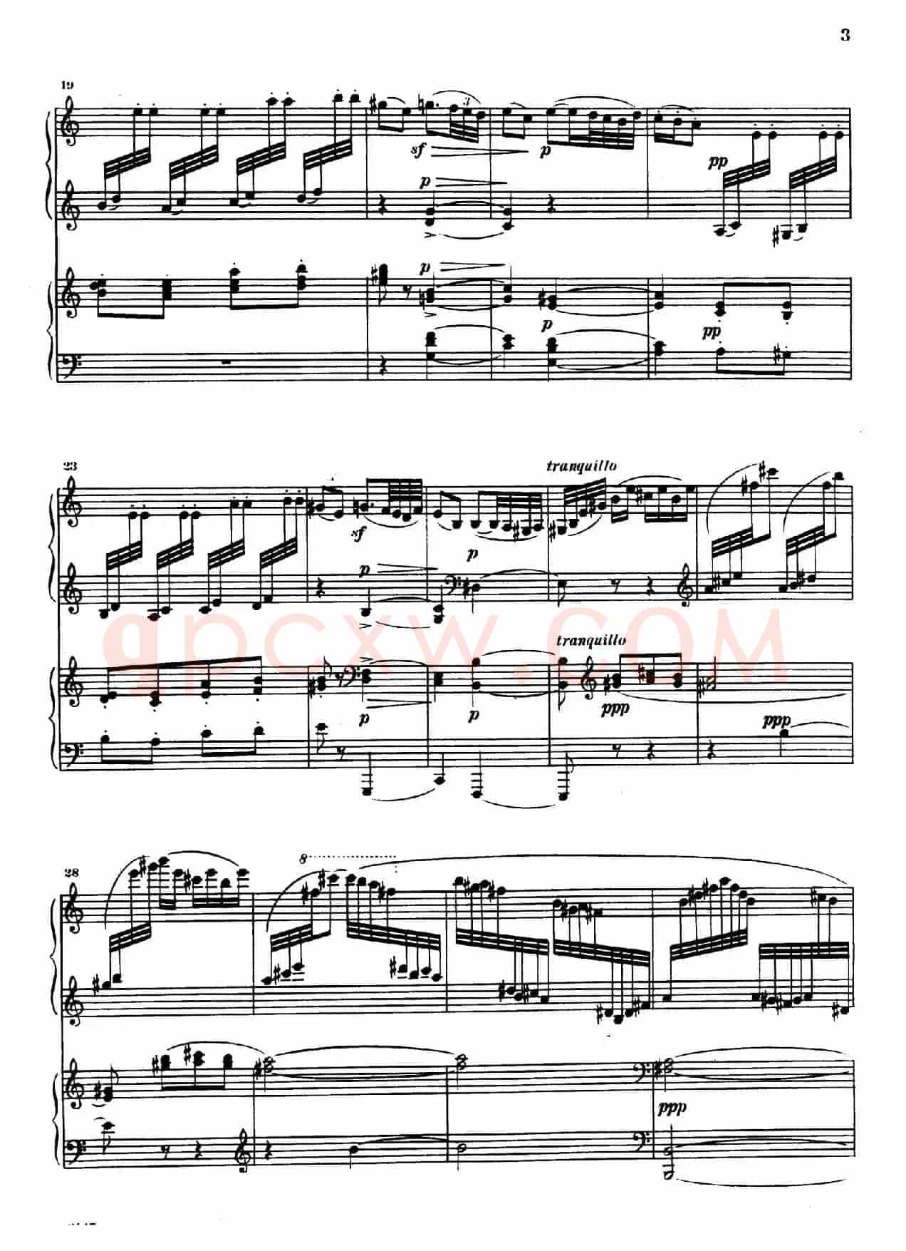 Introduction et Rondo Capriccioso Op.28(引子与随想回旋曲·双钢琴)