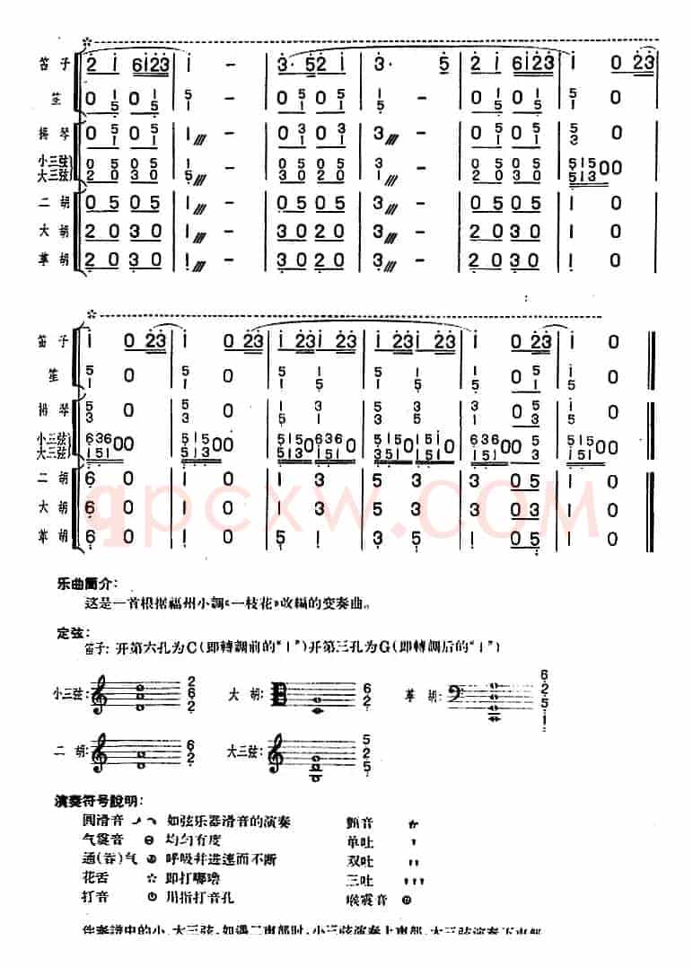 一枝春（笛子独奏+民乐队伴奏）