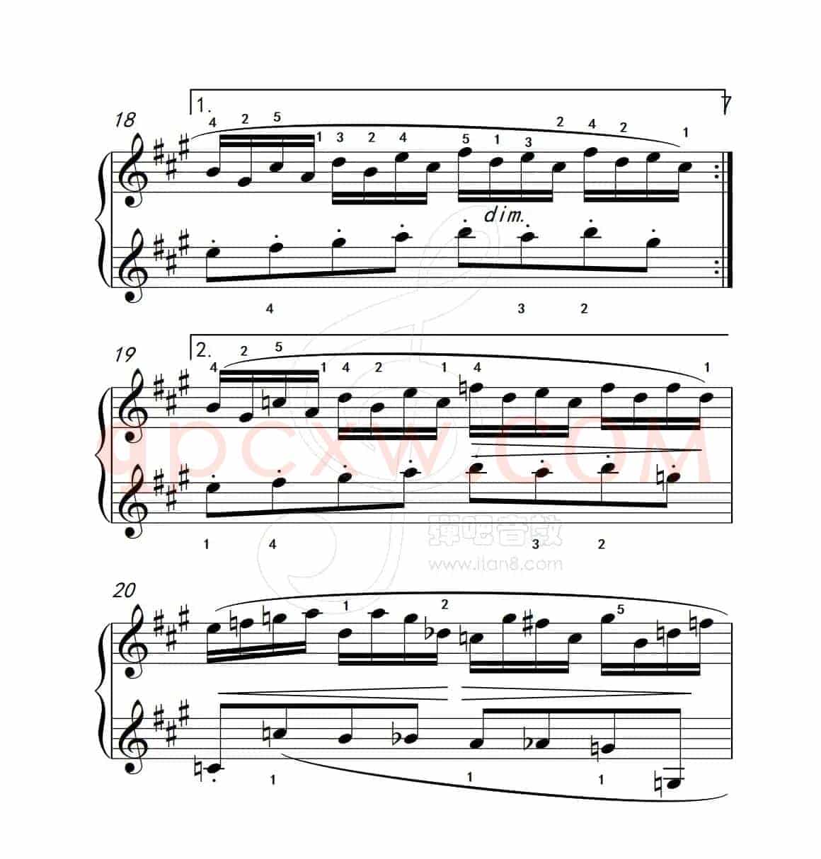 练习曲 40（克拉莫钢琴练习曲60首）