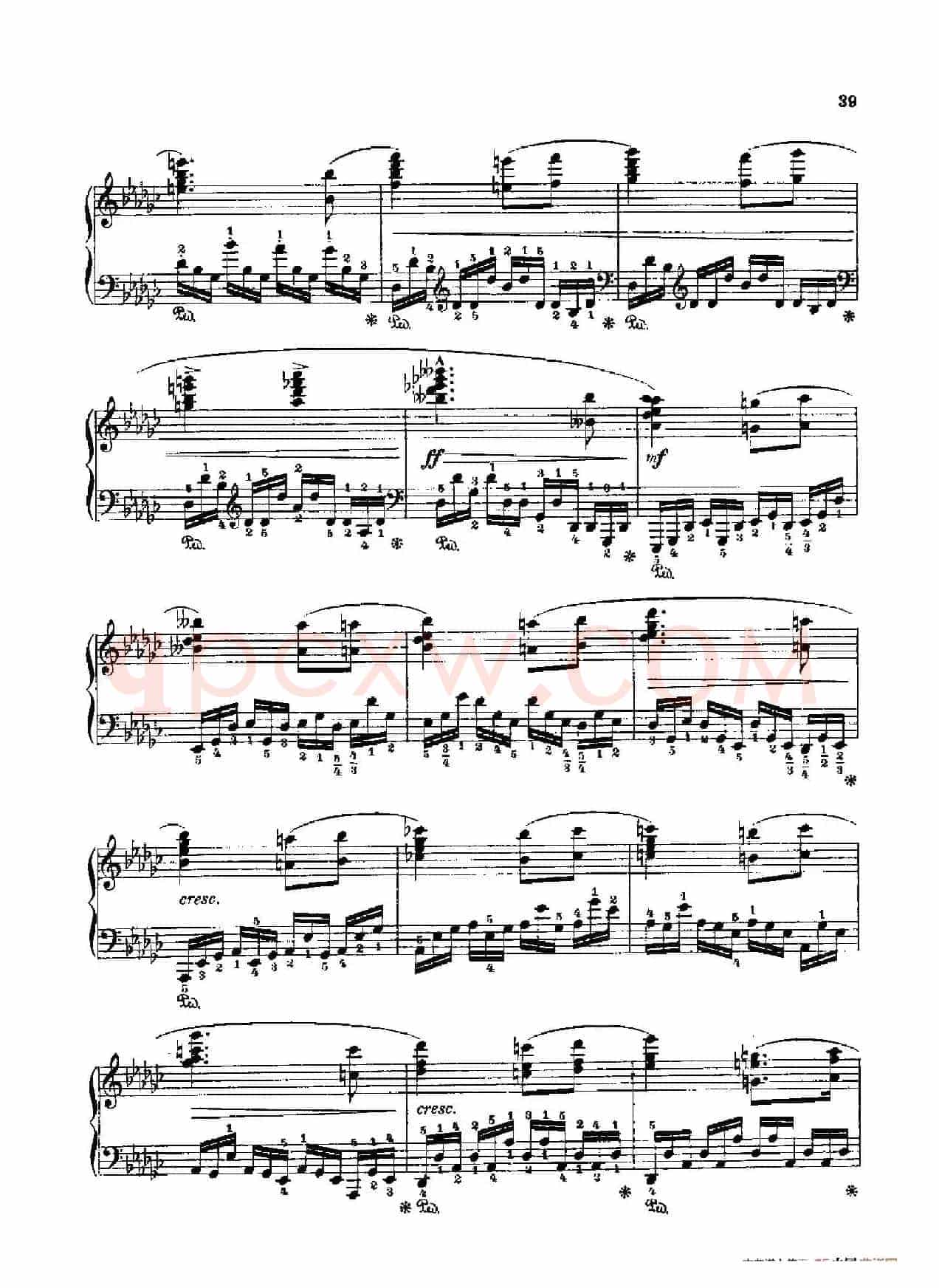 53首以肖邦练习曲为素材而作的练习曲(No.7)