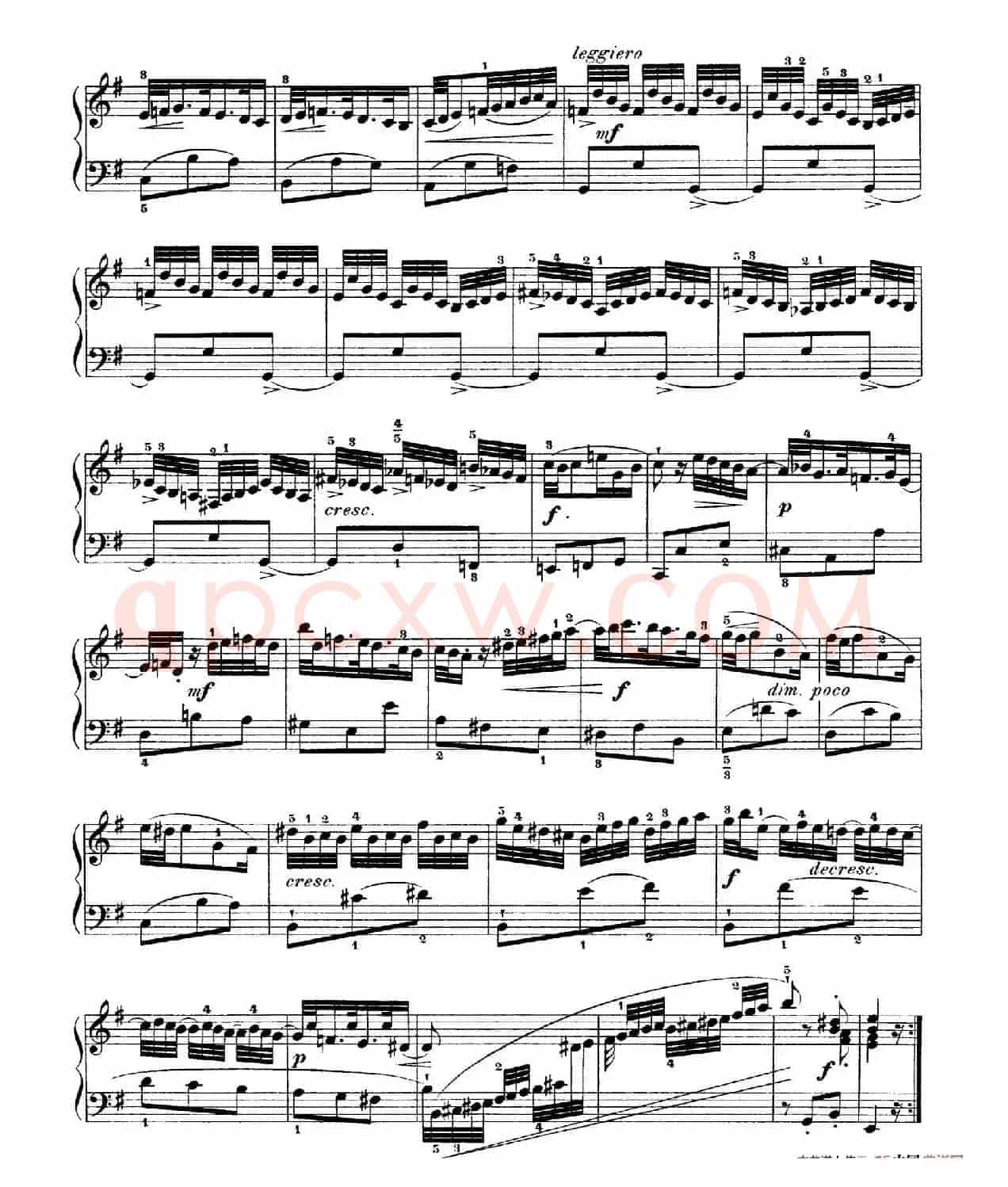 Six Partitas BWV 825-830（6首帕蒂塔·6）