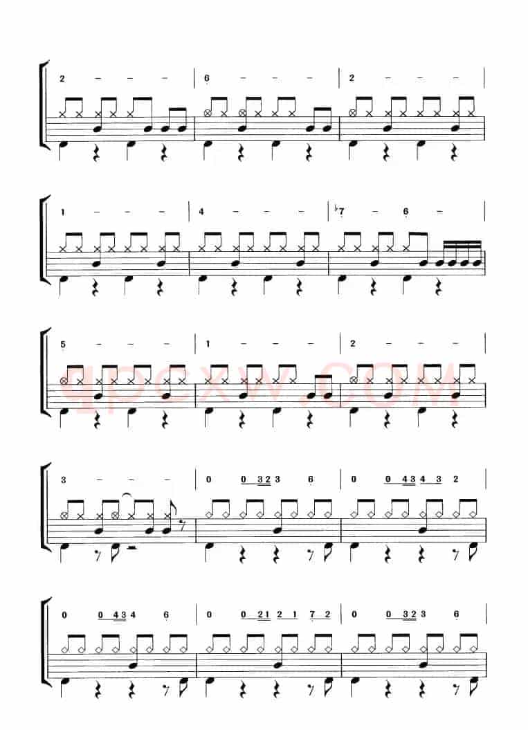 开场曲（鼓谱）