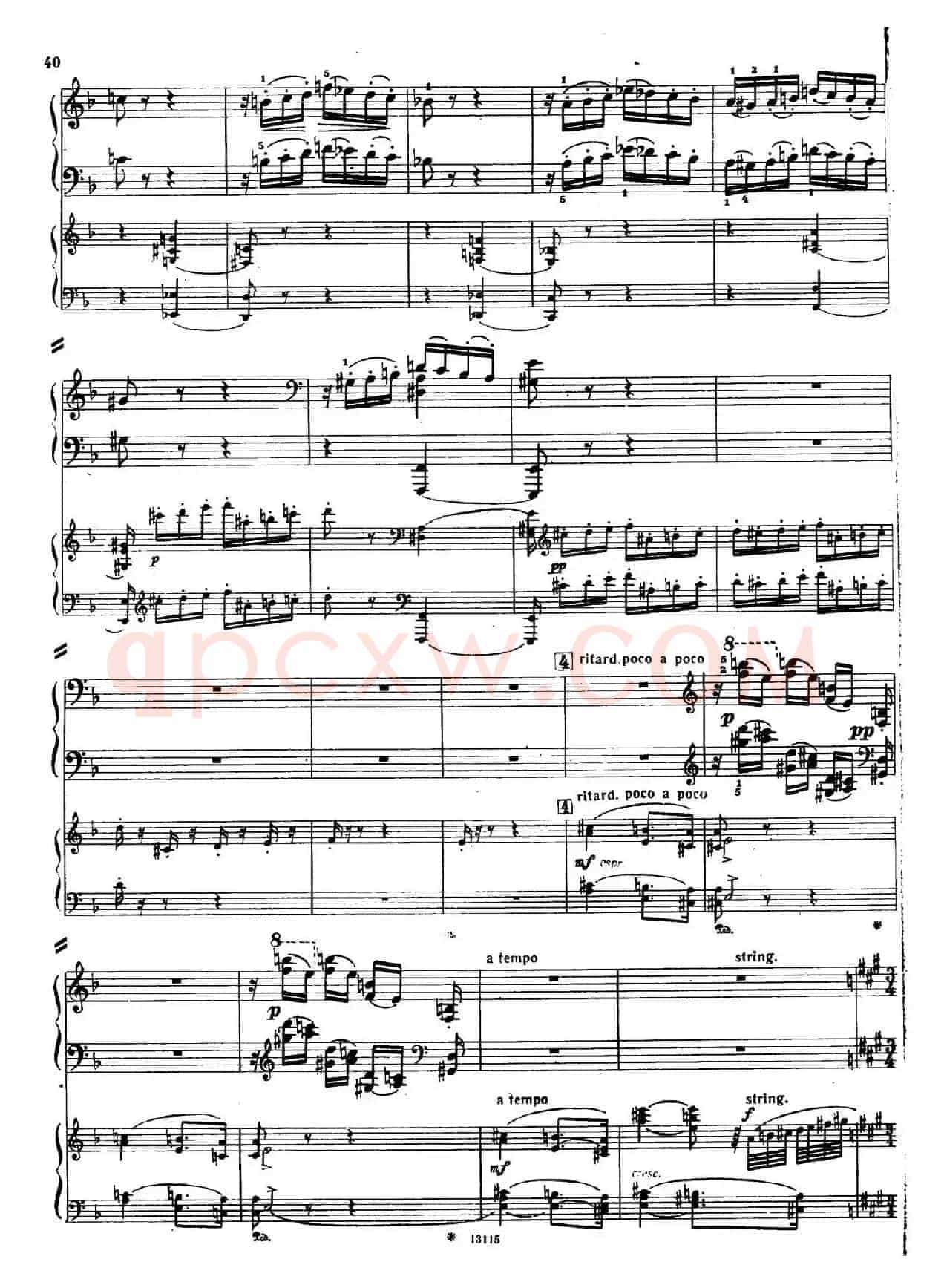 Piano Concerto in a Minor Op.54（a小调钢琴协奏曲·双钢琴）