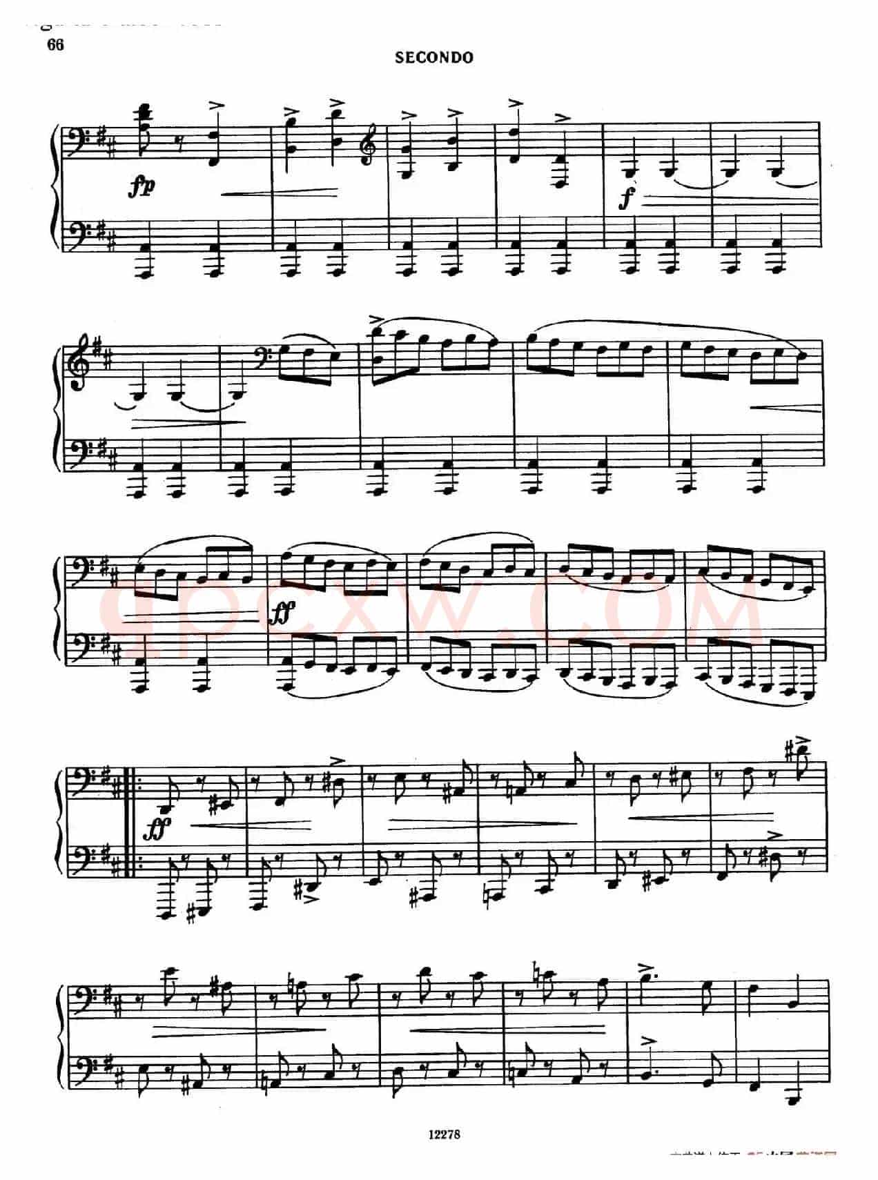 Tarantella in D Major(D大调塔兰泰拉舞曲·四手联弹)