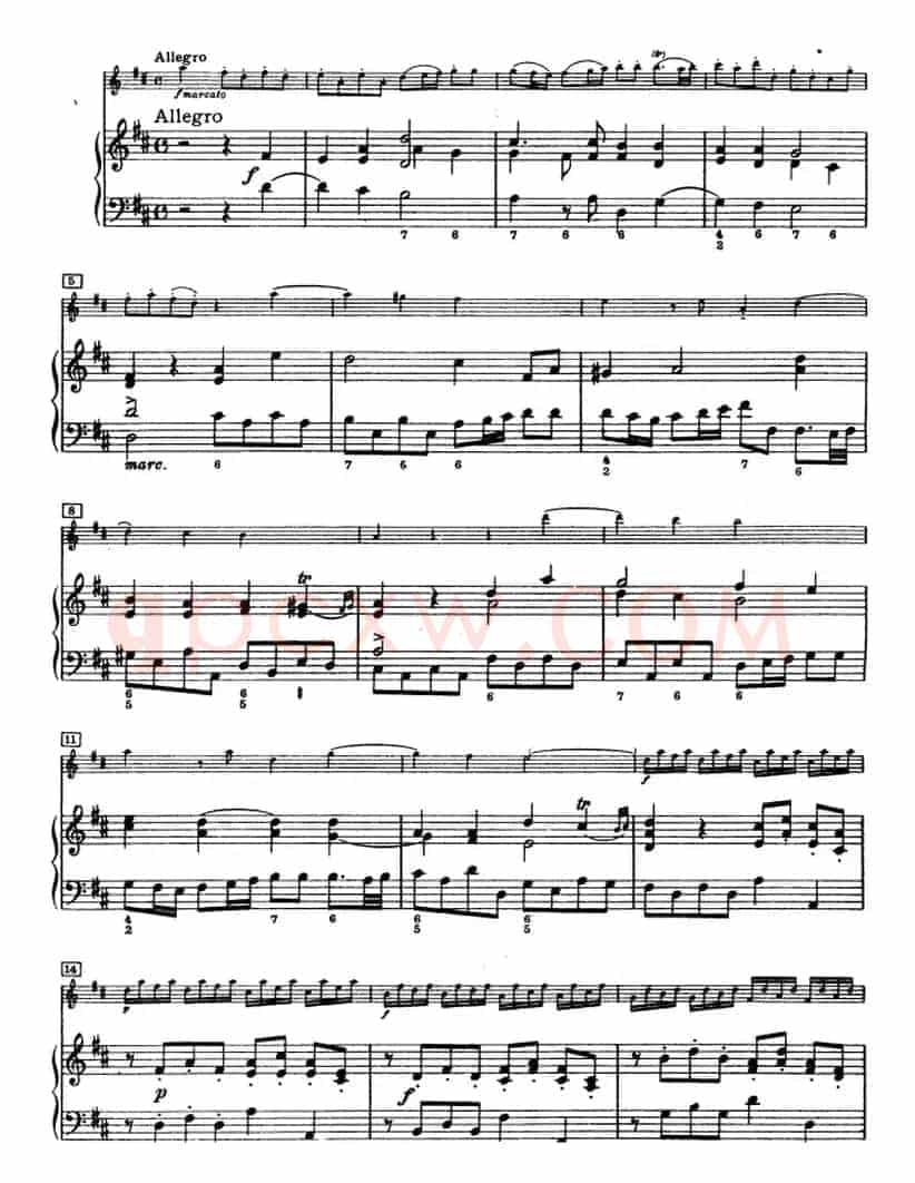 第四奏鸣曲（小提琴+钢琴）