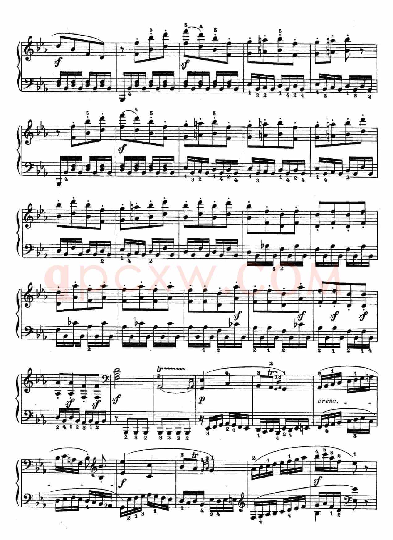 Piano Sonata in Es-dur Op. 27-1(降E大调第十三钢琴奏鸣曲)