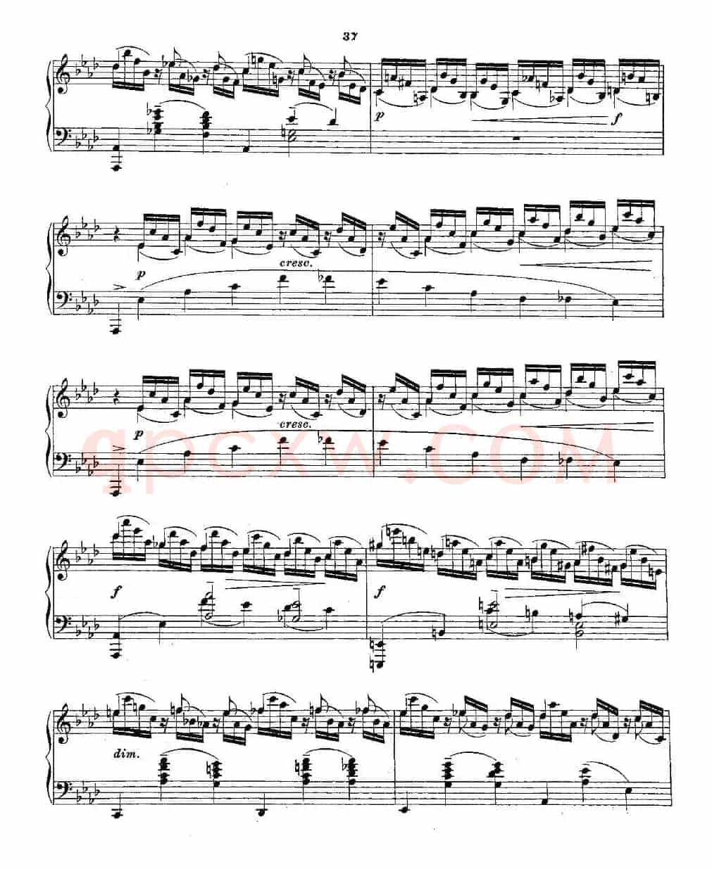 10首《前奏曲》之八（Rachmaninoff 10 Preludes, Op.23）