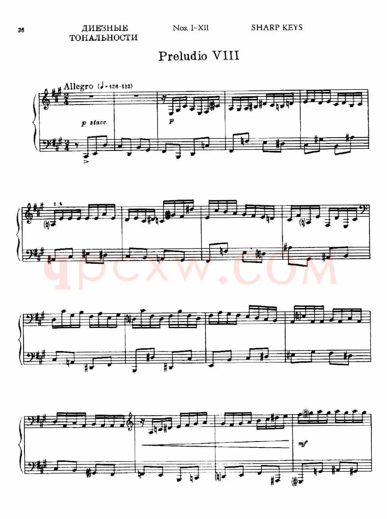24 Preludes and Fugues Part.1 Op.45(24首前奏曲与赋格·第一部分·7)
