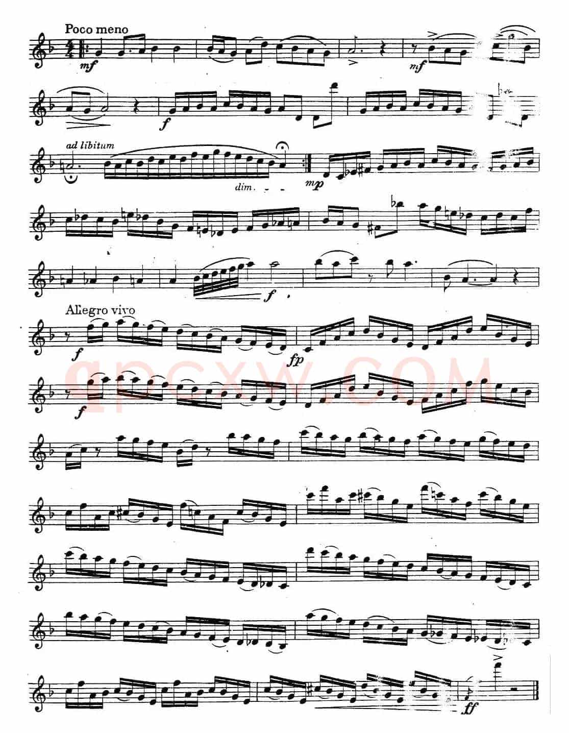 奇特克-萨克斯练习曲之11（ETUDY PRO SAXOPHON - FR ZITRK.op.3）