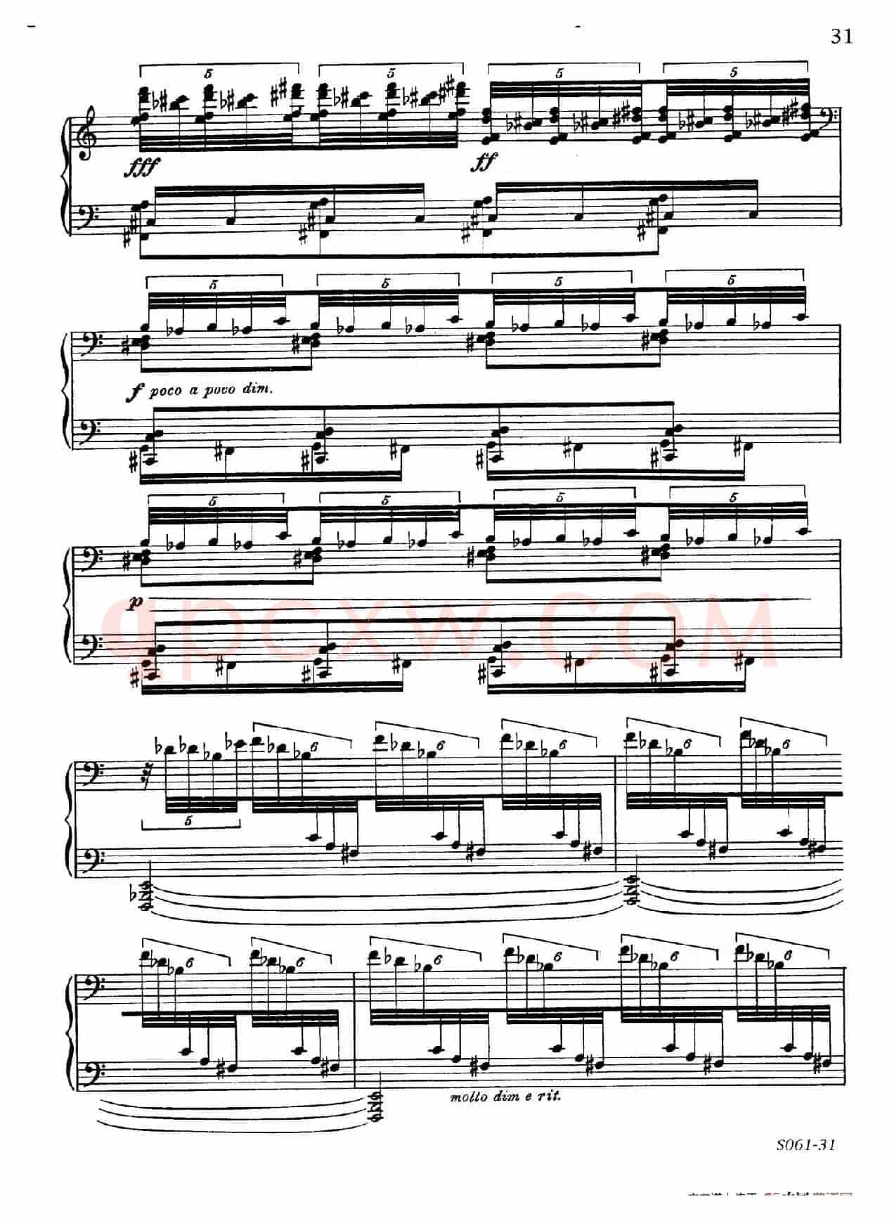 Poems of 1917 Op.41(1917之诗 8. 战争)