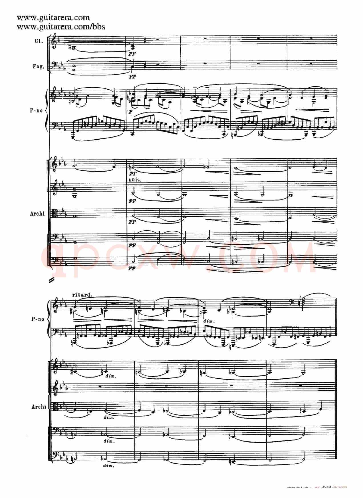c小调第二钢琴协奏曲 Op.18（总谱·P37——45）
