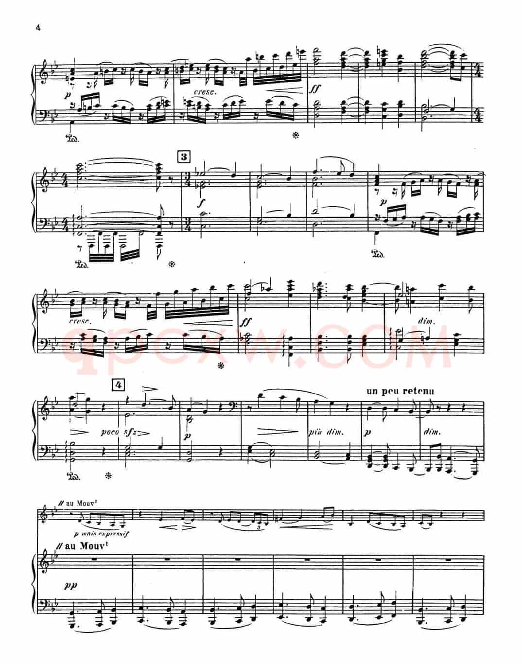 Choral vari Op.55（萨克斯+钢琴伴奏）