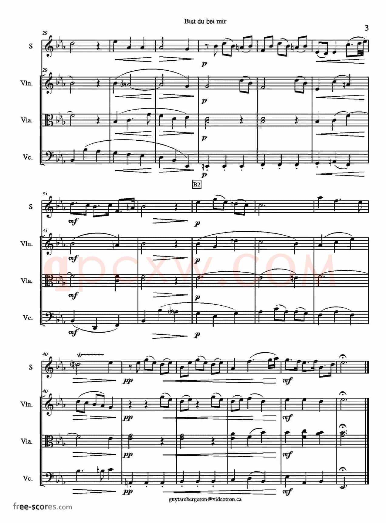Bist du bei mir（BWV508）