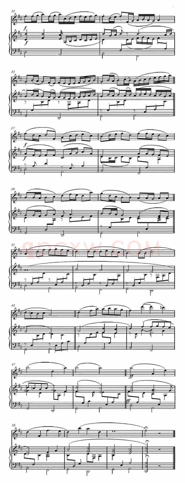 Canon in D（卡农、长笛+钢琴伴奏）