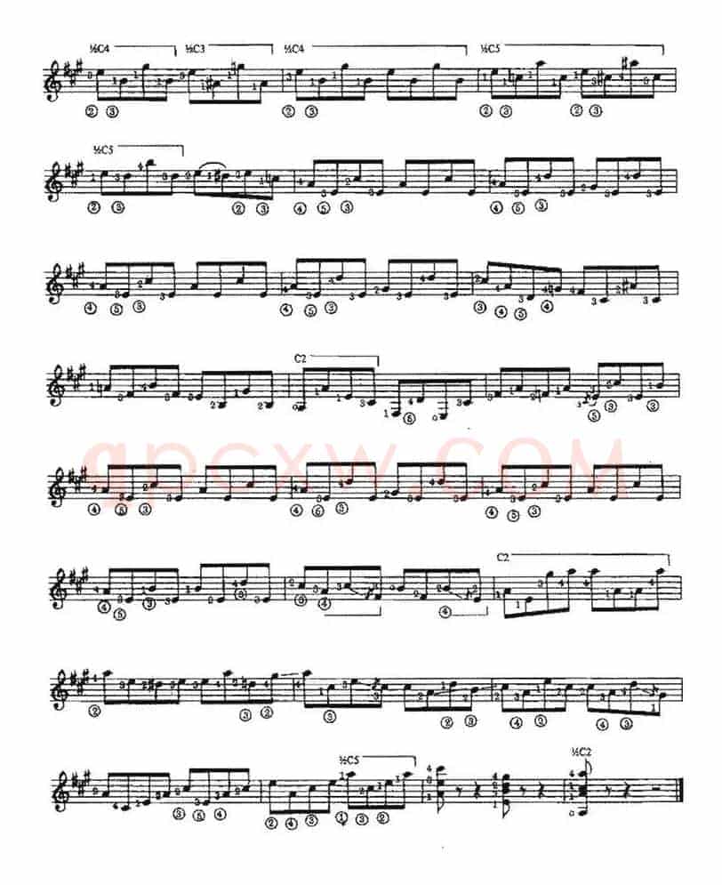 Estudio(for Op.38no.22)(古典吉他)
