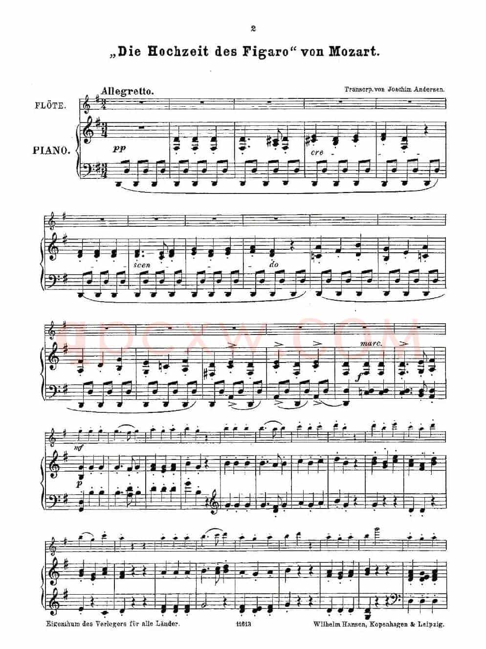 Opern-Transcriptionen.Op.45-1（长笛+钢琴伴奏）