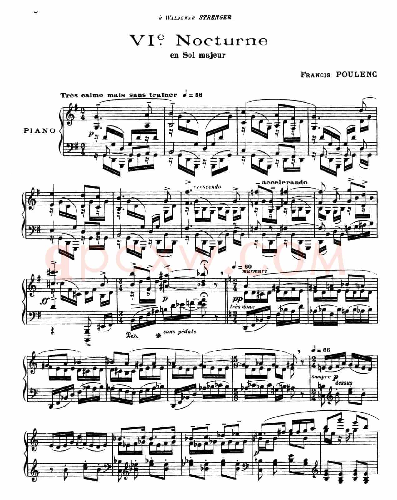 Eight Nocturnes (8首夜曲·Ⅵ)