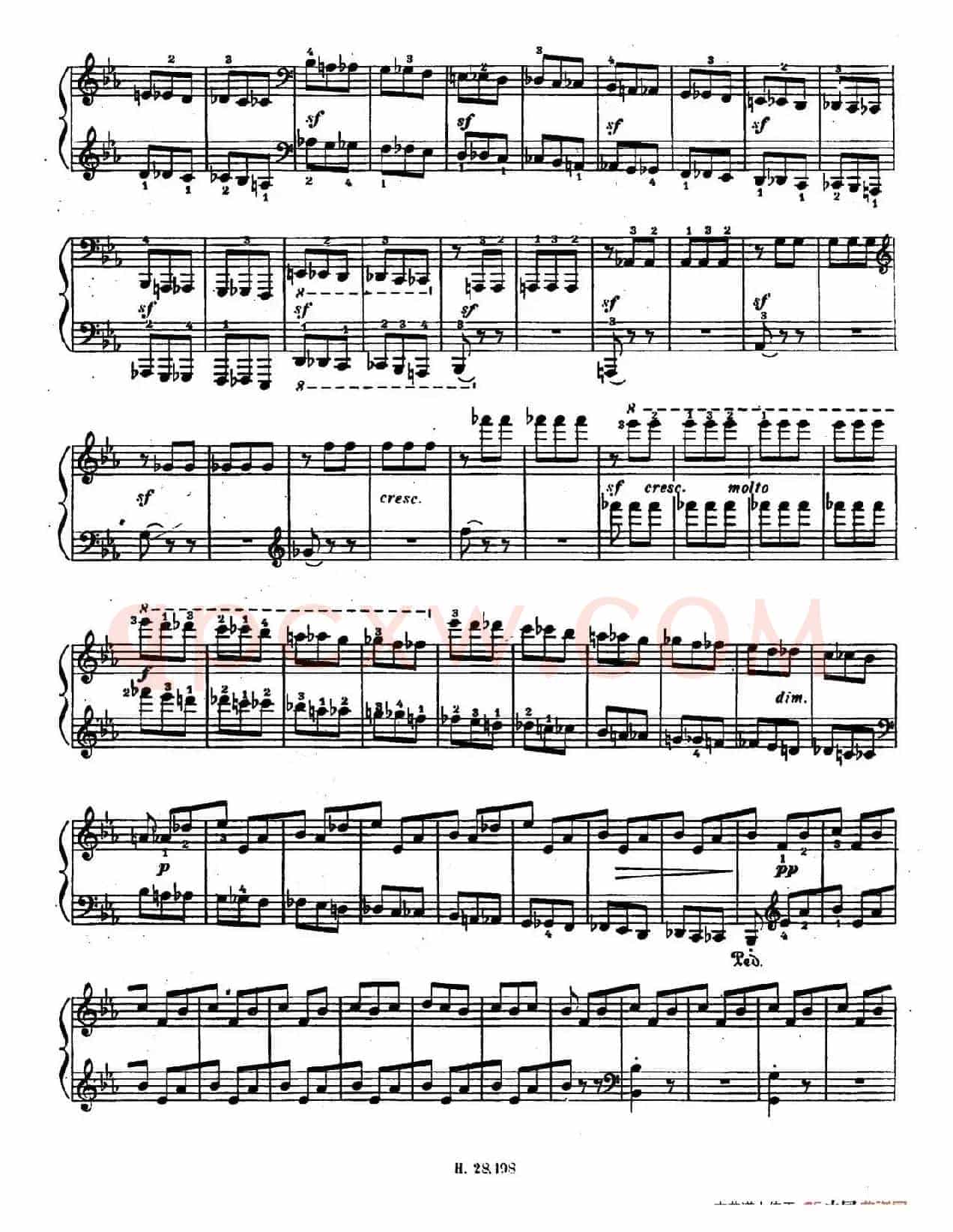 Ten Bagatelles Op.5（10首小品·7. 降E大调）