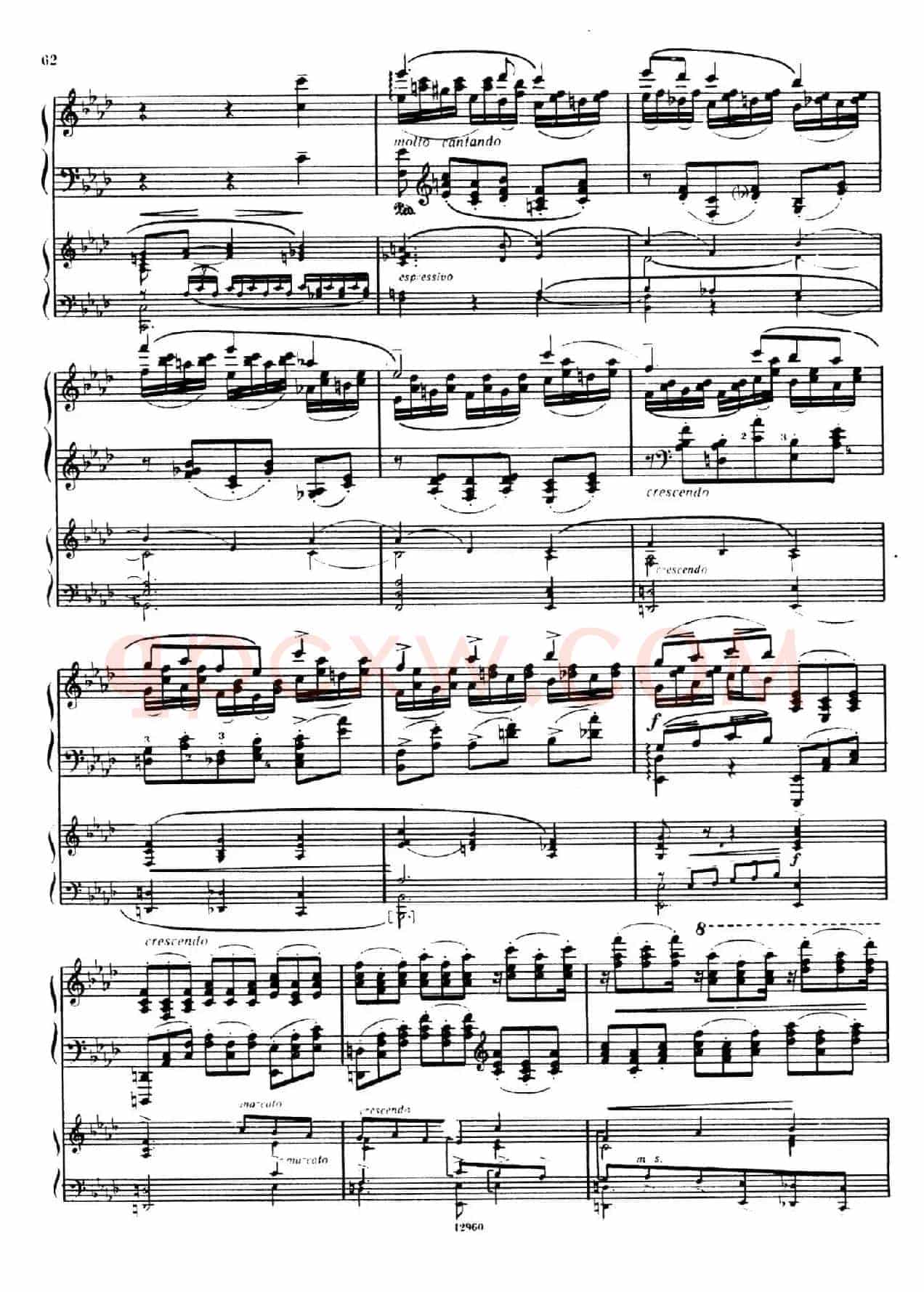 Piano Concerto No.2 in c Minor Op.50(c小调第二钢琴协奏曲·Ⅱ·双钢琴)