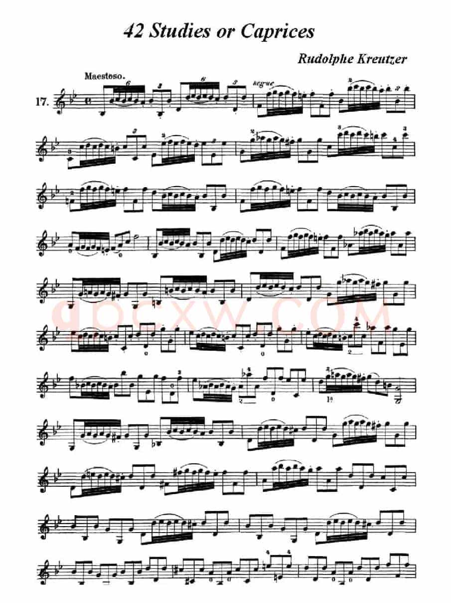 42首练习曲或隨想曲之17