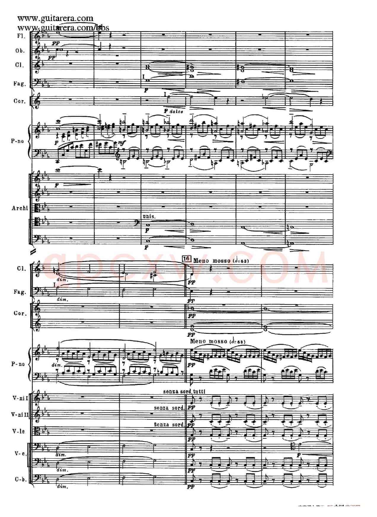 c小调第二钢琴协奏曲 Op.18（总谱·P37——45）