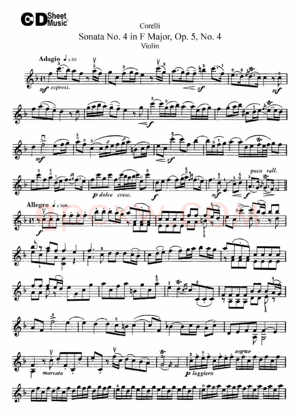 Sonata No.4 in F MajorOp.5 No.4