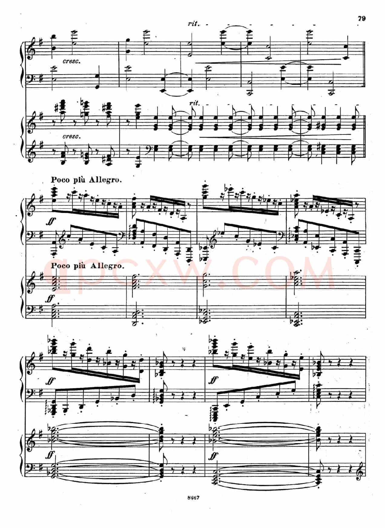 Symphony No.4 in e Minor Op.98(e小调第四交响曲·双钢琴)