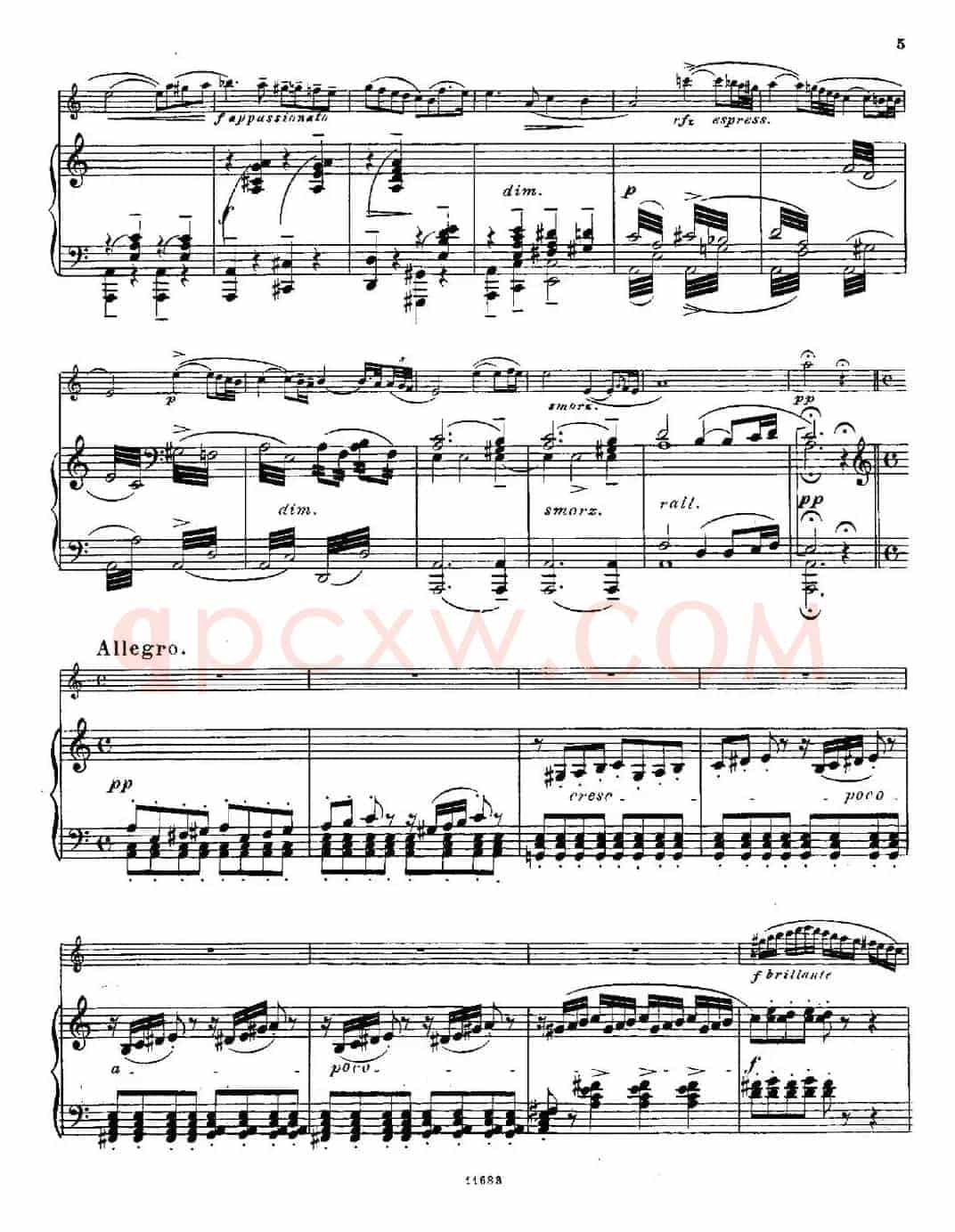 Fantaisies nationales. Hongrois.（Op.59 No.6）（长笛+钢琴伴奏）