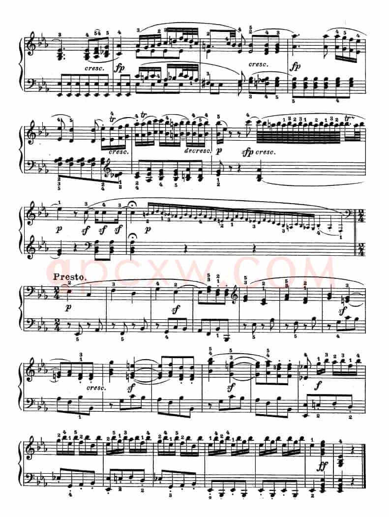 SONATE（第十三钢琴奏鸣曲-Op.27 No.1）