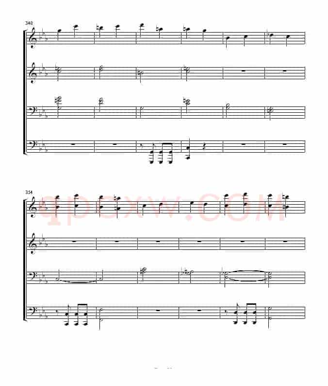 命运交响曲（四手联弹）