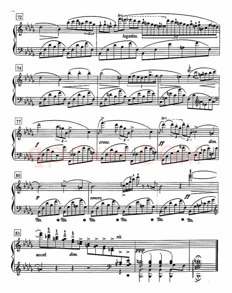 钢琴教程第七级 中外乐曲（夜曲 Op.9 No.1）