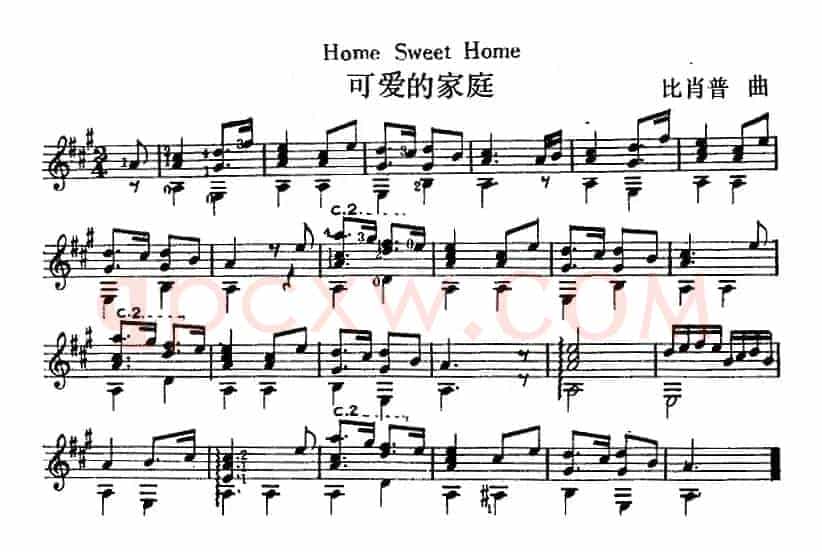 西班牙吉他独奏曲：可爱的家庭