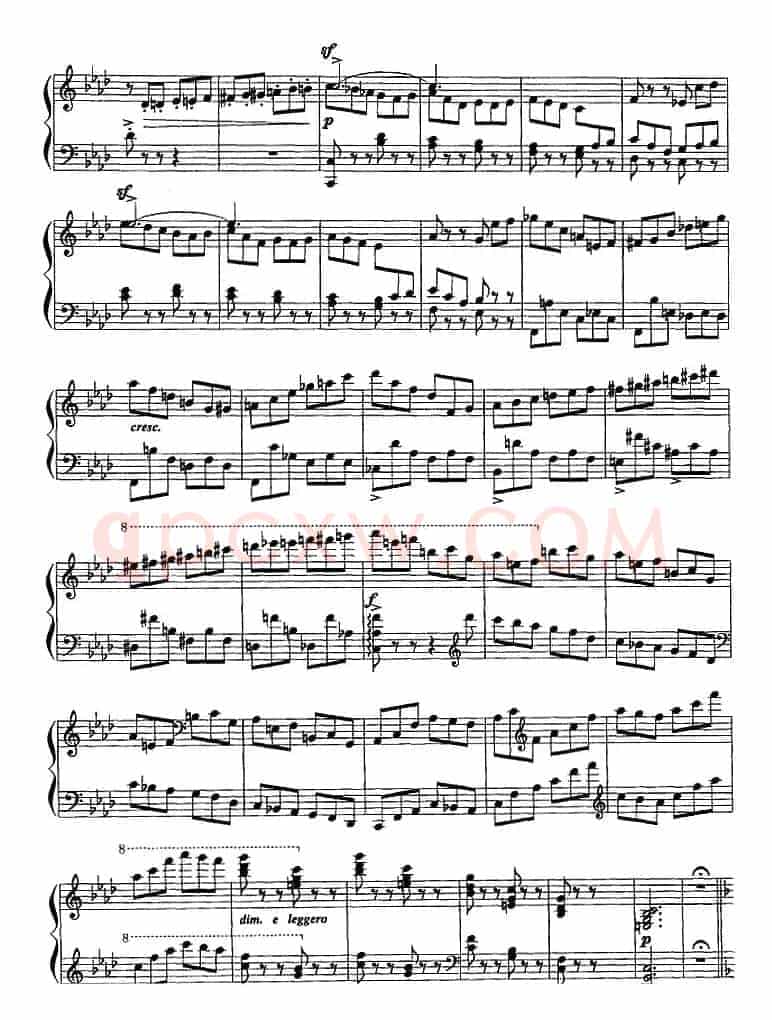现代钢琴曲：7、即兴曲（Op.31，No.27）