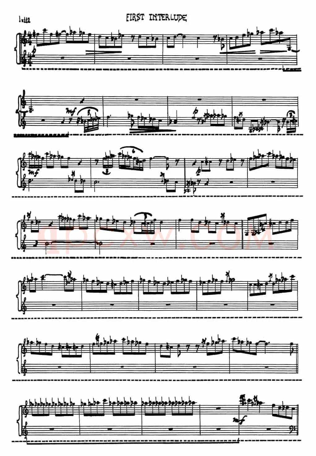 为加料钢琴而作的奏鸣曲与间奏曲(EIRST INTERLUDE)