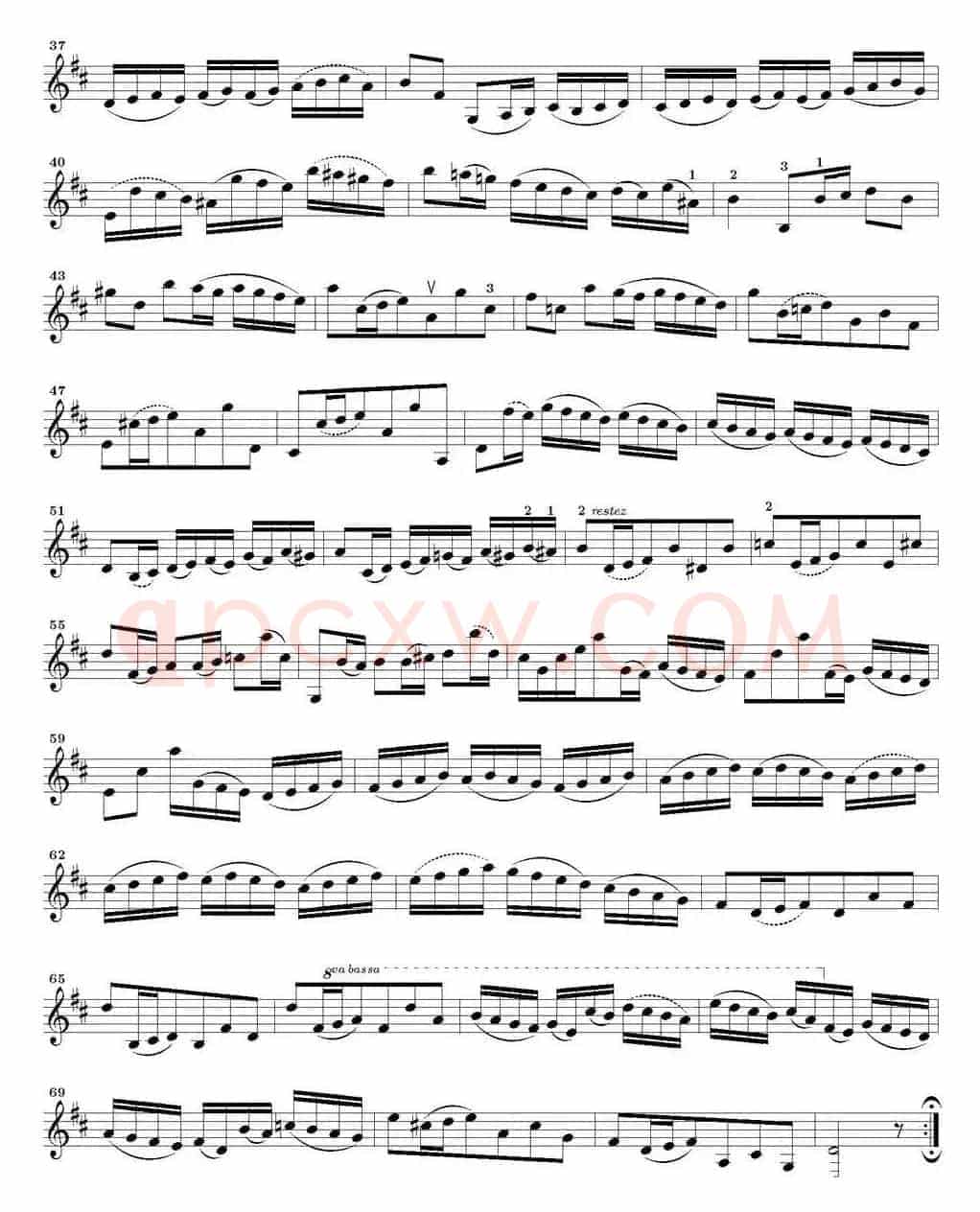 Six Suite Violincello Solo senza Basso(Suite VI)(6首无伴奏大提琴组曲·Ⅵ)