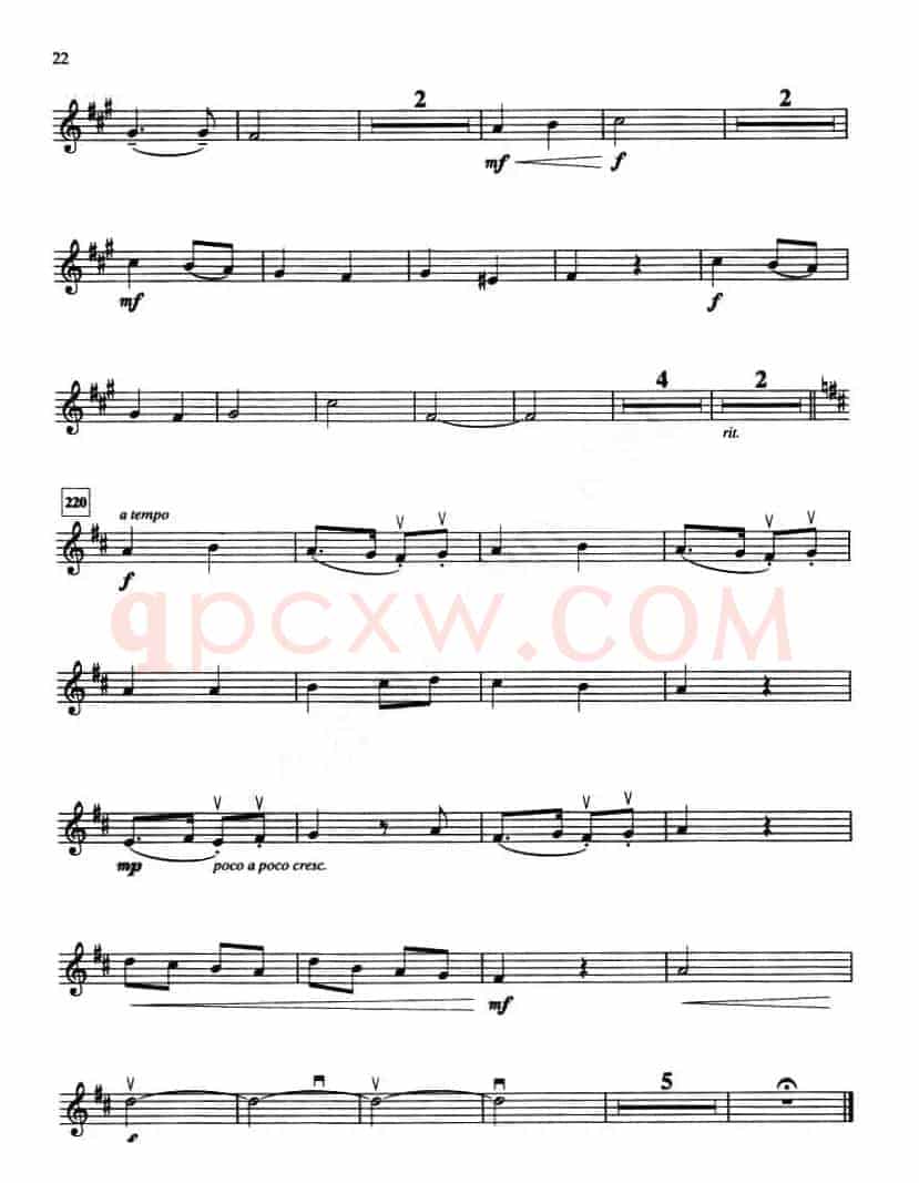  IV.O DU FROHLICHE／ECHO CAROL（小提琴分谱）