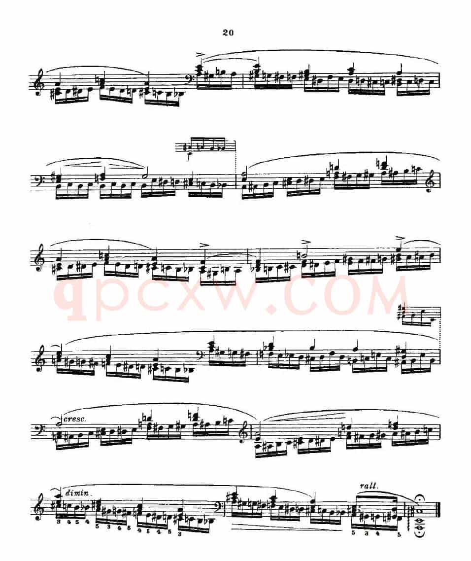 肖邦《练习曲》Fr.Chopin Op.10 No2-1