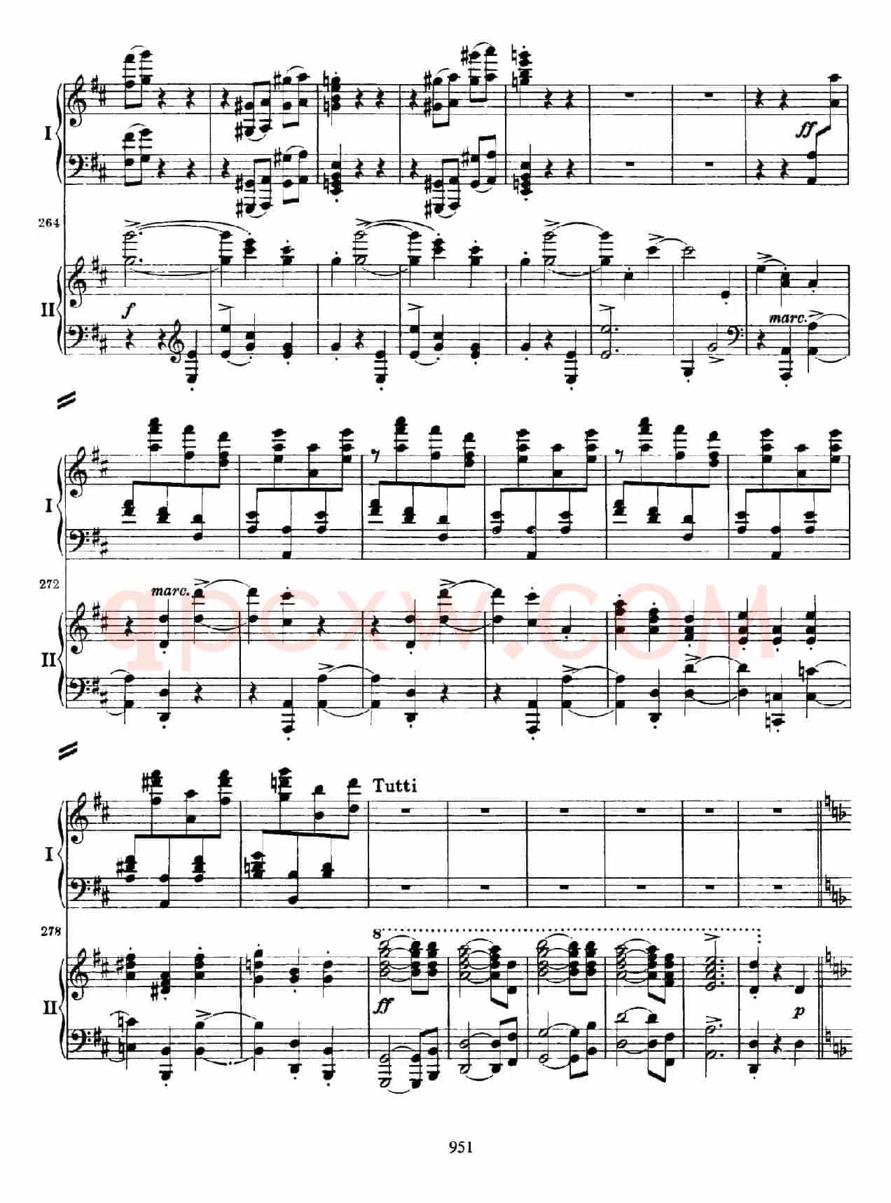 降B大调第二钢琴协奏曲（P51——60）