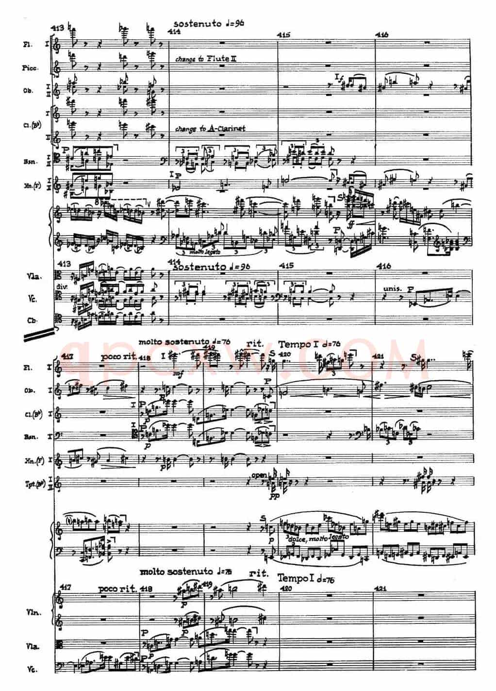 Piano Concerto Op.42（钢琴协奏曲总谱P35-66）