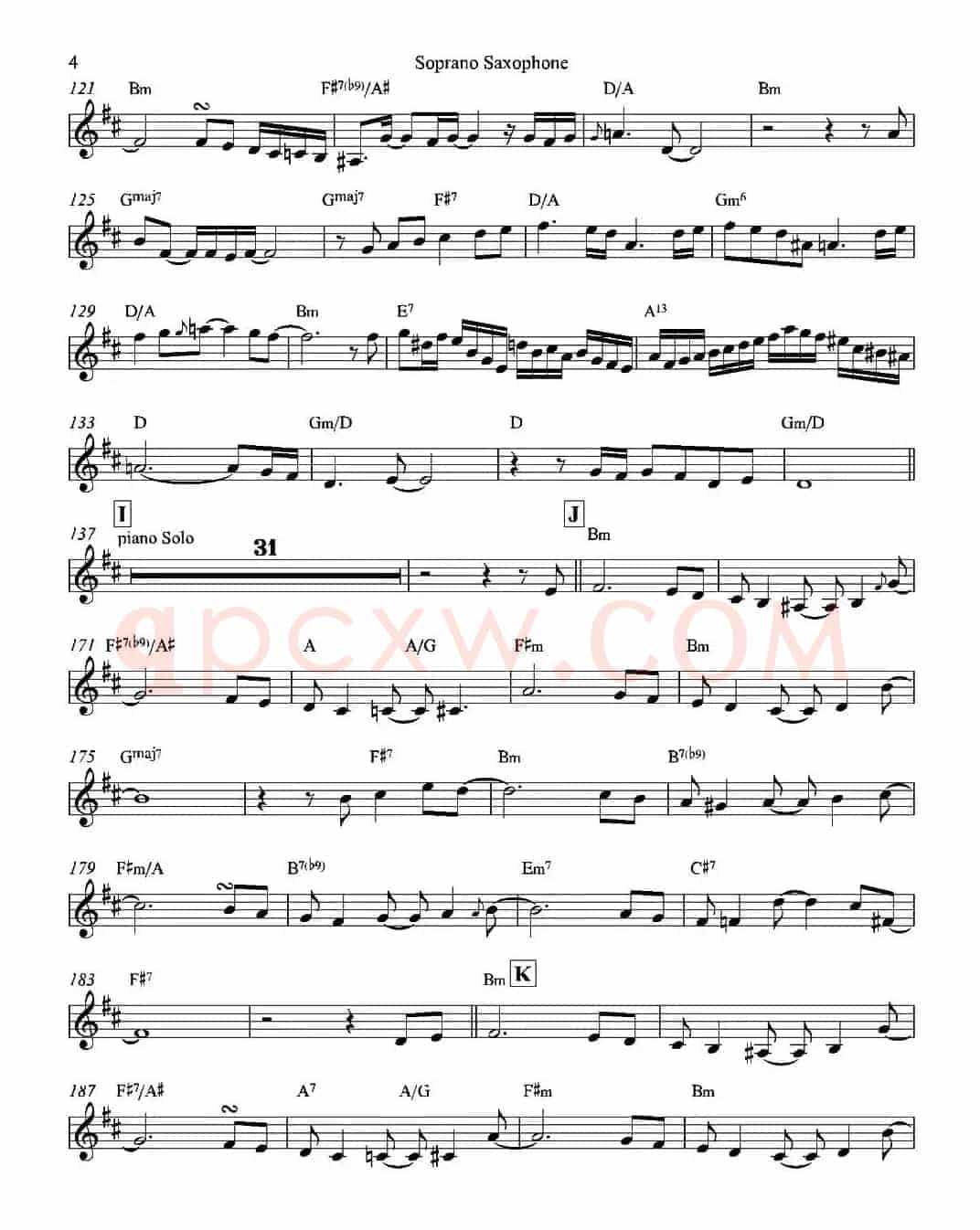 Bossa Real（高音萨克斯）