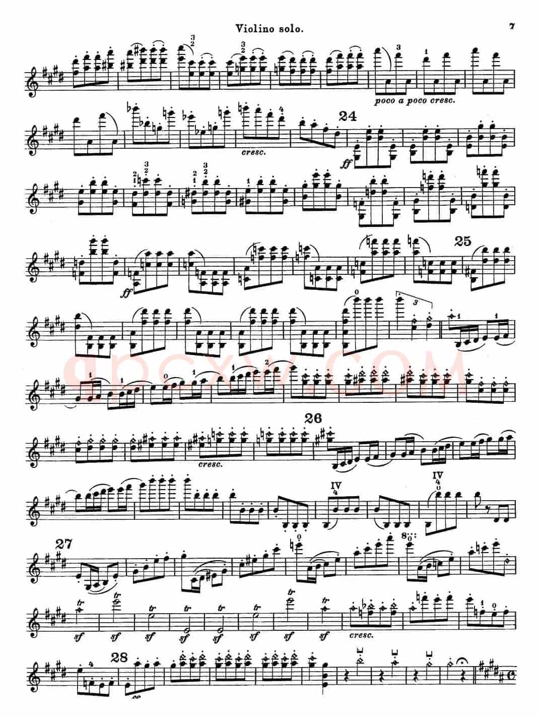第3号小提琴协奏曲 Op.99（violin concerto no.3）