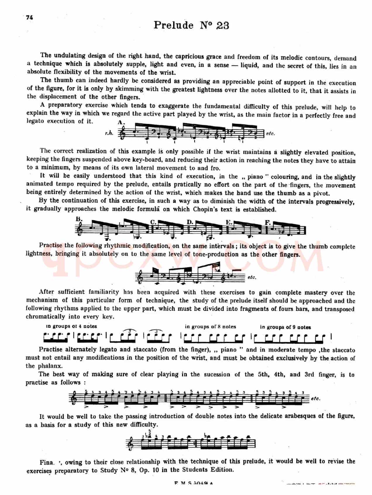 Preludes Op.28(24首前奏曲·23)