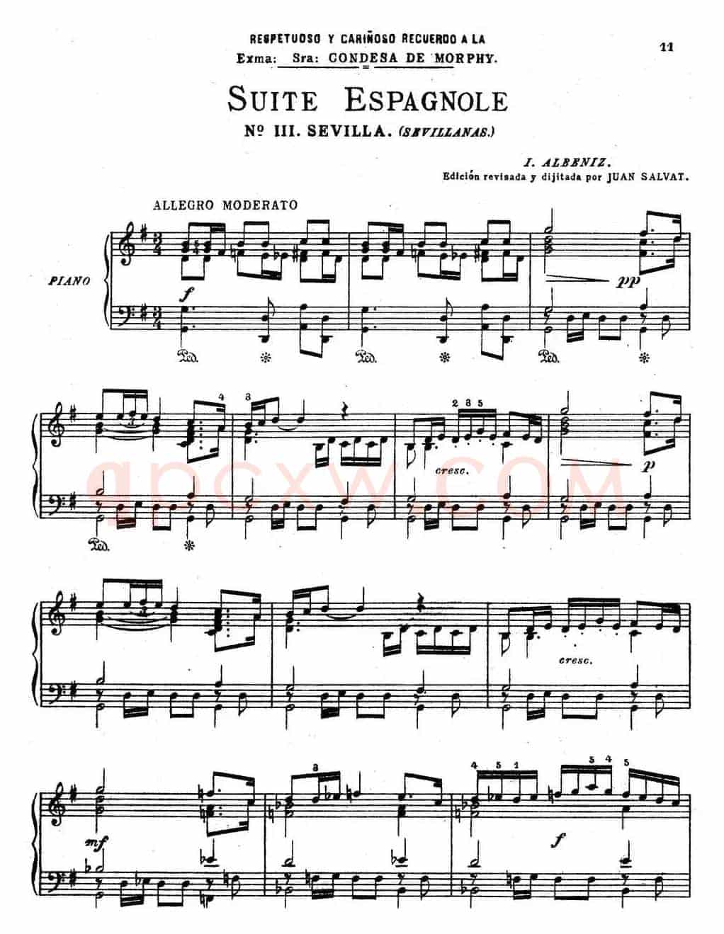 Suite Espanola Op.47（西班牙组曲·Ⅲ）