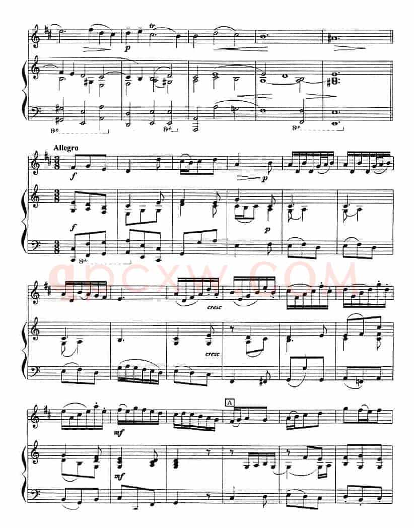 奏鸣曲第六首（小号+钢琴伴奏）