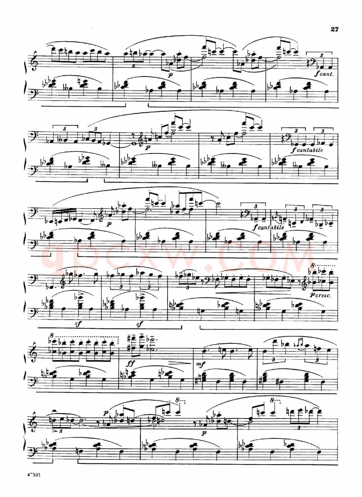 Piano Sonata in E-flat Major Op.95(降E大调钢琴奏鸣曲·Ⅱ)