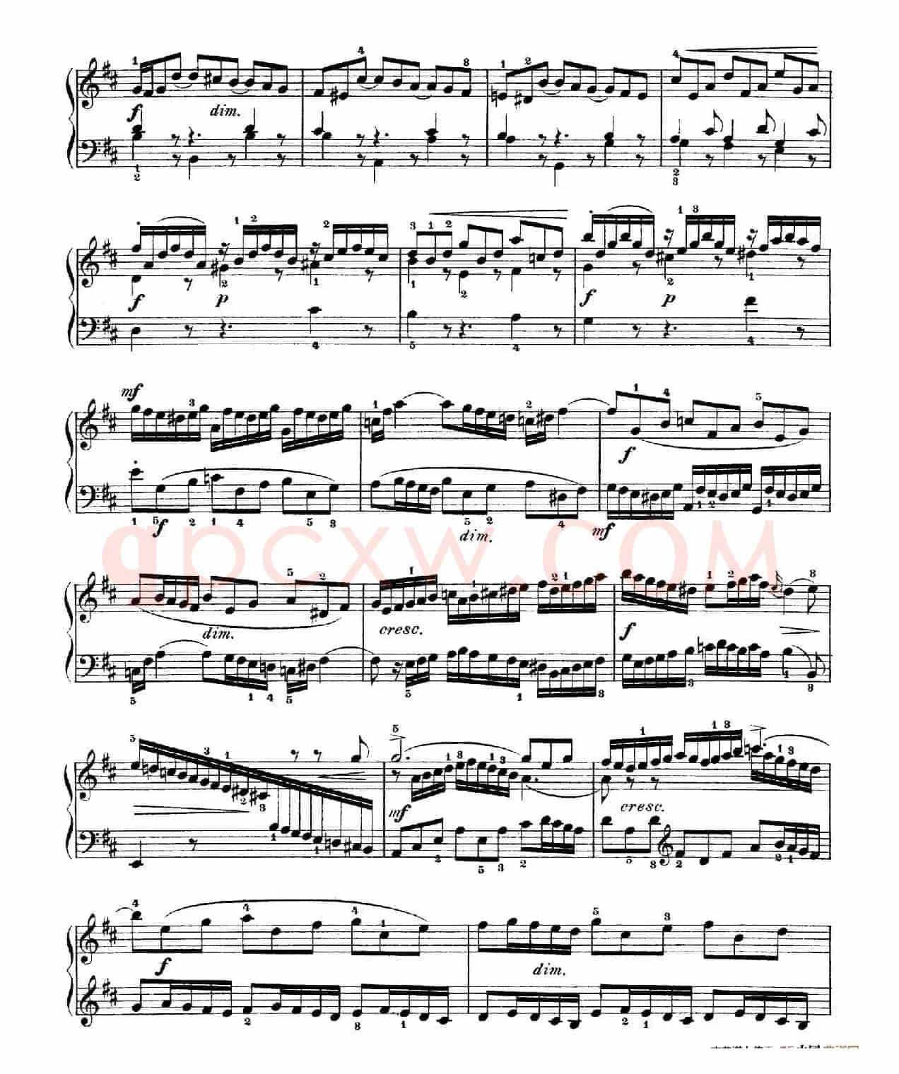 Six Partitas BWV 825-830(6首帕蒂塔·4)