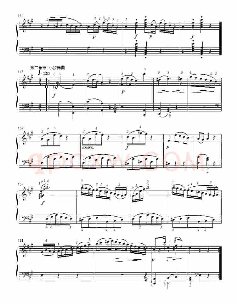 A大调钢琴奏鸣曲