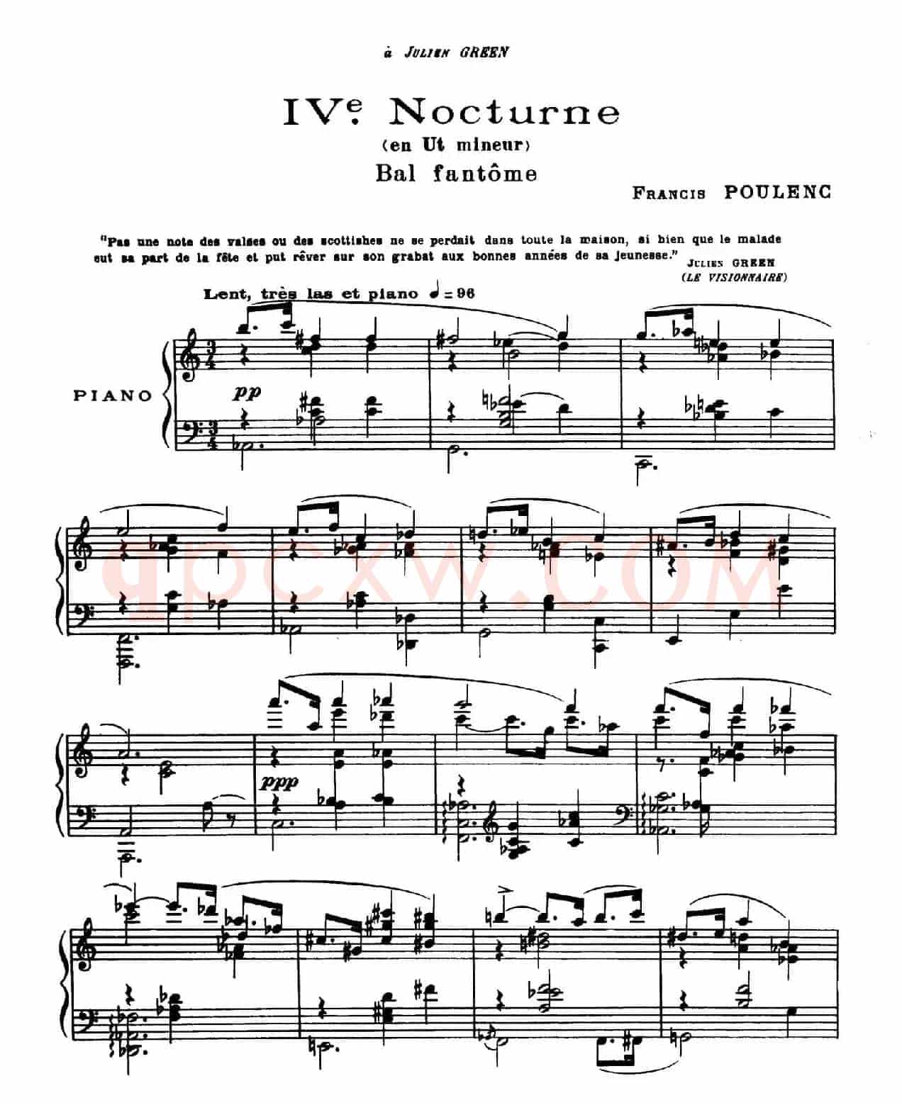 Eight Nocturnes (8首夜曲·Ⅳ)