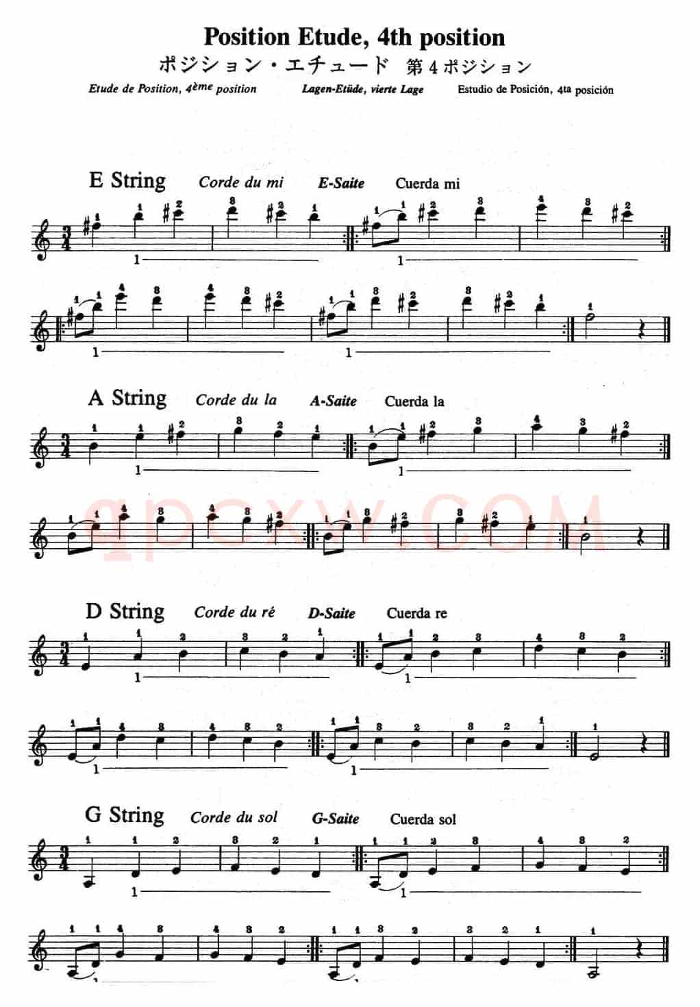 铃木小提琴教材第五册（Suzuki Violin School Violin Part VOLUME 5）